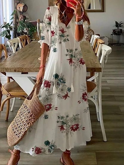 Luna | Könnyed Boho Midi Ruha